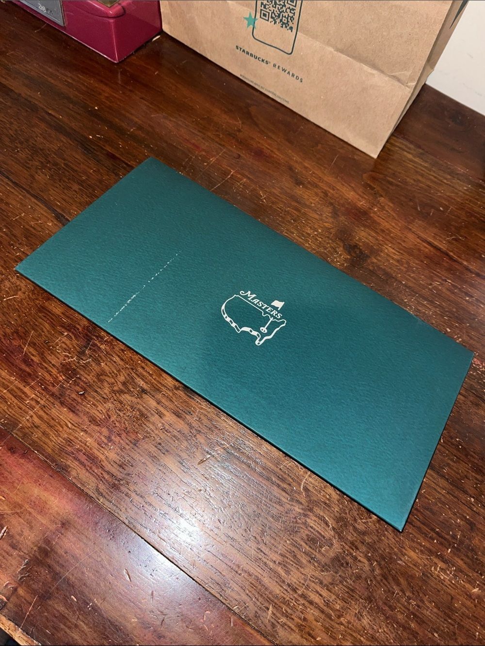 Souvenir Augusta National Masters Golf Envelope